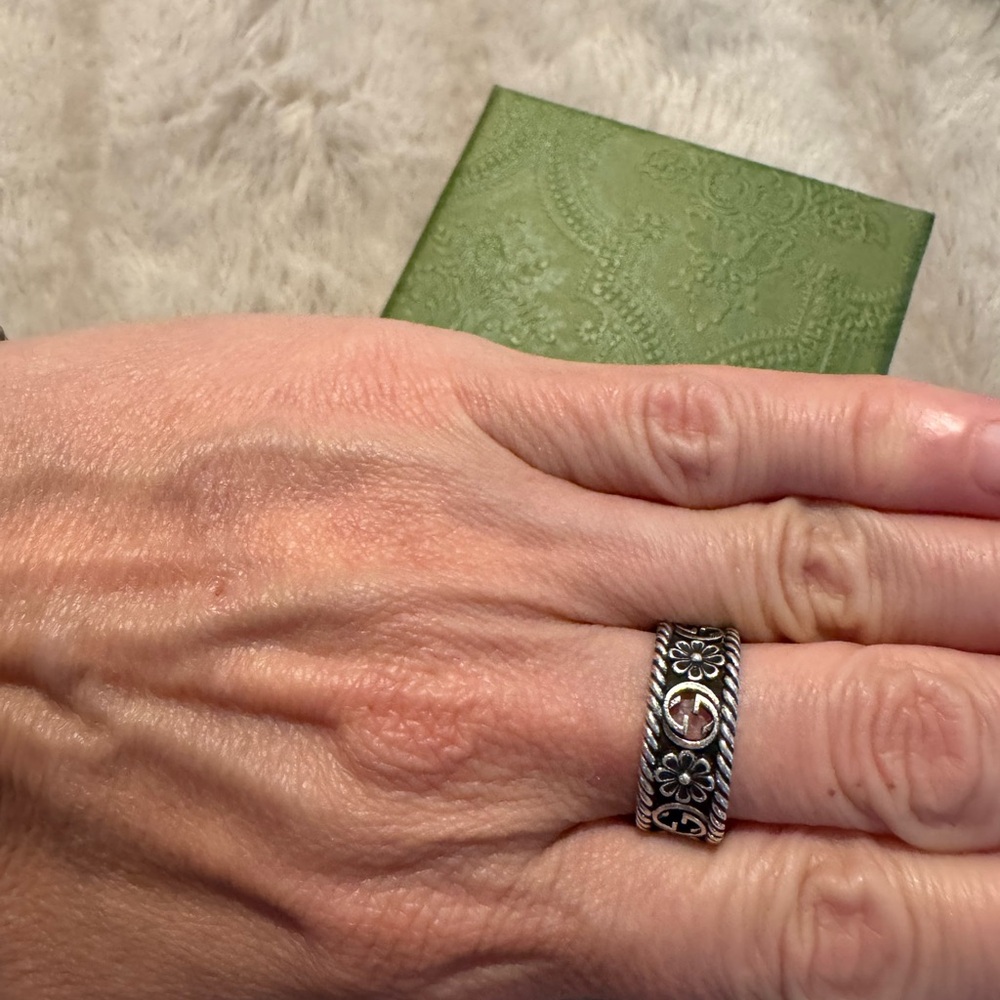 Gucci Silver Ring size‎ 14 - Picture 6 of 12